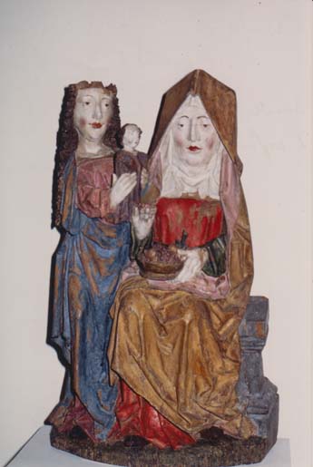 La chantoire la statue sainte anne 01 la vierge et l enfant